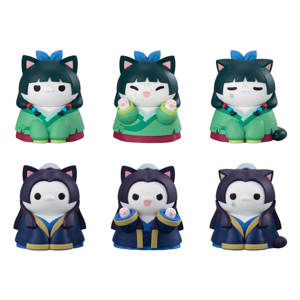 The Apothecary Diaries Mega Cat Project Mini Figures Cats in the Palace! 3 cm Blind Box Display (8) (Repeat) Megahouse
