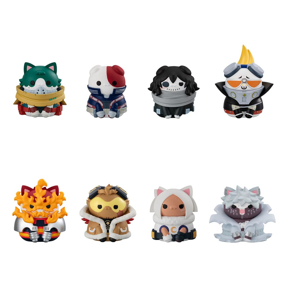 My Hero Academia Mega Cat Project Mini Figures Heroaca Cats No.01 3 cm Blind Box Assortment (8) (Repeat) Megahouse