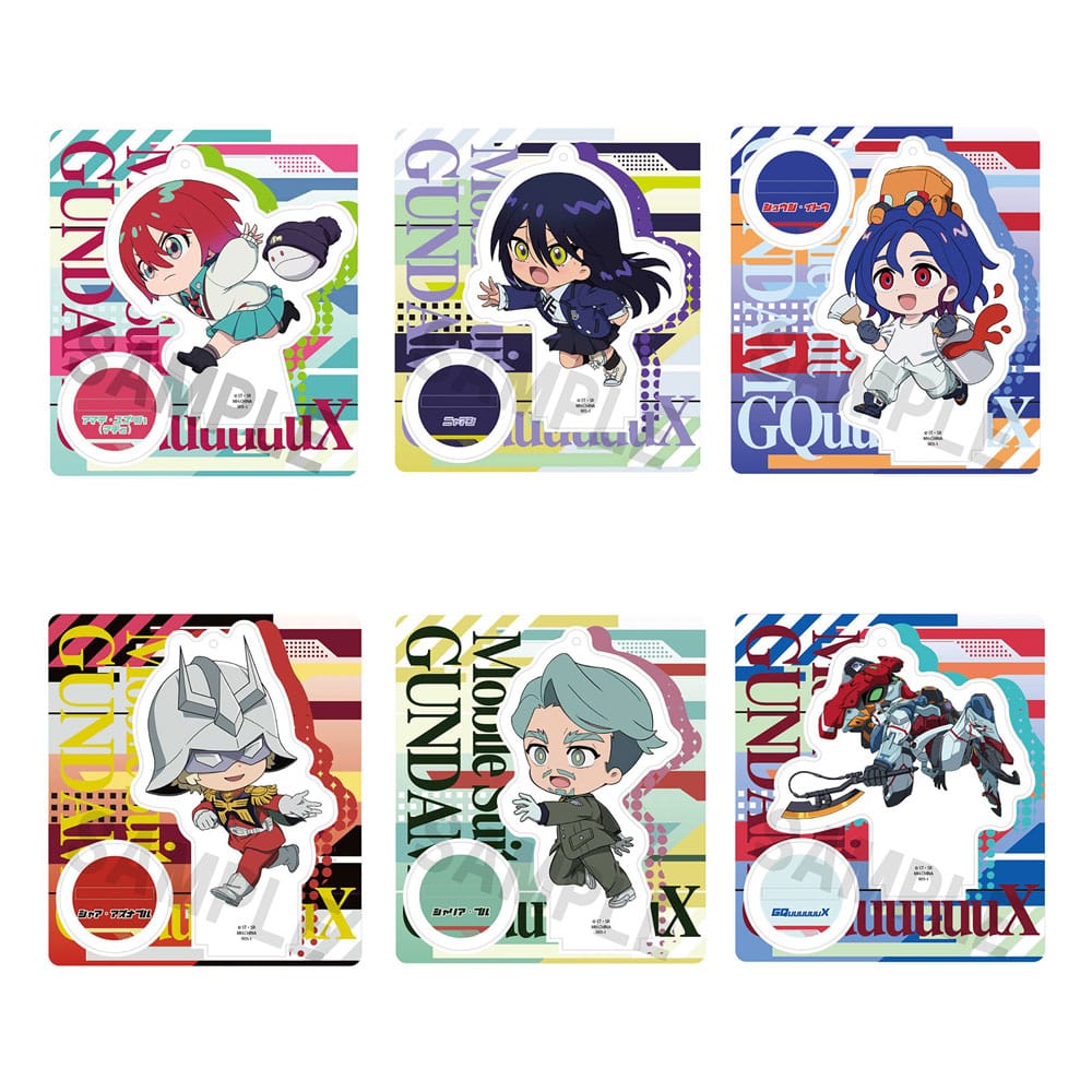 Mobile Suit Gundam GQuuuuuuX TokoToko Acrylic Figure 9 cm Display (6) Megahouse