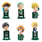 One Piece Ochatomo Series Trading Figure Pirates´ Vacance 4 cm Assortment (8) Megahouse