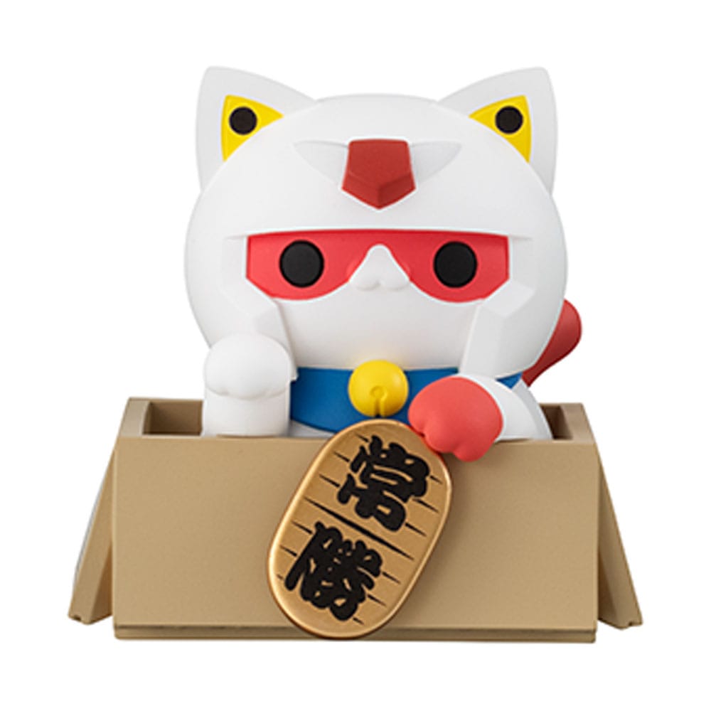 Mobile Suit Gundam Mega Cat Project Trading Figure 6-Pack Cats Luckycat 6 cm Blind Box (with gift)