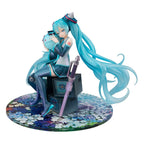 Mobile Suit Gundam x Hatsune Miku Lucrea PVC Statue Hatsune Miku x OO Gundam 45th Anniversary 17 cm Megahouse