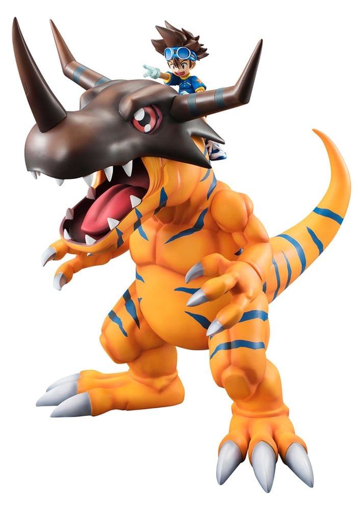Digimon Adventure Precious G.E.M. Series PVC Figure Greymon & Taichi Yagami 25 cm (Repeat) Megahouse