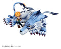 Digimon Adventure G.E.M. Series PVC Figure Garurumon & Ishida Yamato 25 cm (Repeat) Megahouse