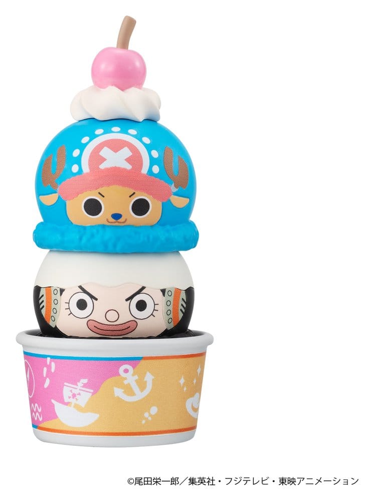 One Piece Tsumichen Stack up & Change Trading Figure 6-Pack 8 cm (with gift)