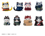 Naruto Mega Cat Project Minifigures 3 cm Nyaruto! Cats of Konoha Village Reboot Blind Box Display (8) (Repeat) Megahouse