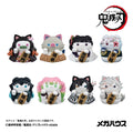Demon Slayer: Kimetsu no Yaiba Mega Cat Project Minifigures 6 cm Demon Slayer Fortune Cats ver. 02 Blind Box Display (8) (Repeat) Megahouse