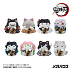 Demon Slayer: Kimetsu no Yaiba Mega Cat Project Minifigures 6 cm Demon Slayer Fortune Cats ver. 02 Blind Box Display (8) (Repeat) Megahouse