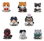 Bleach Mega Cat Project Minifigures 3 cm Thousand-Year Blood War Bleach Nyan Blind Box Display (8) (Repeat) Megahouse