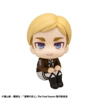 Attack on Titan Look Up PVC Statues Hange Zoe & Erwin Smith (with gift) 11 cm