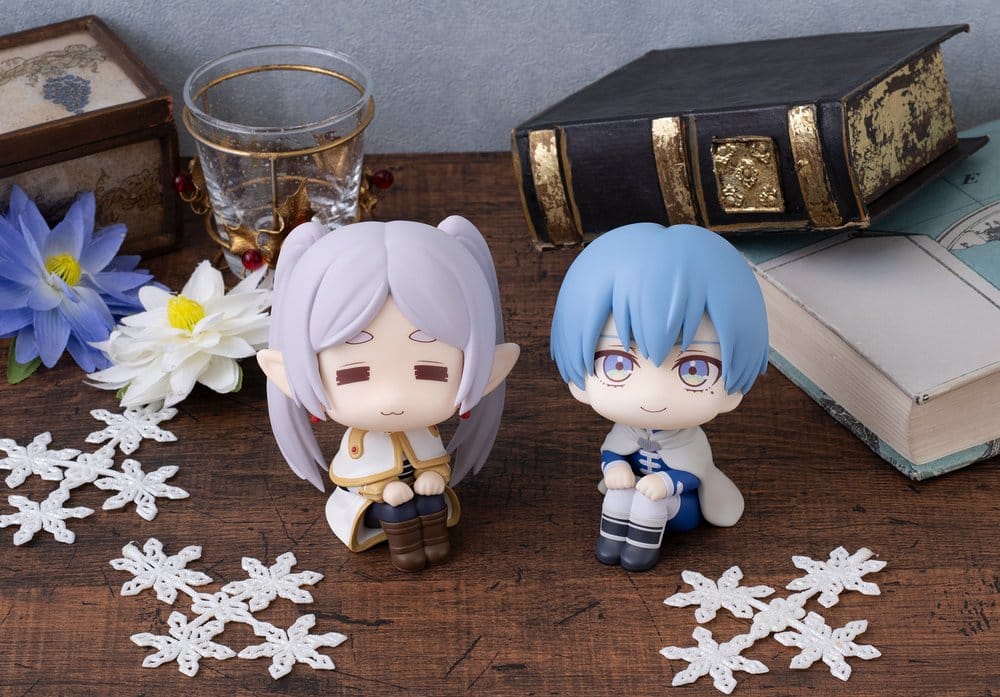 Frieren: Beyond Journey's End Look Up PVC Statues Droopy Face Ver. & Himmel 11 cm (with gift) Megahouse