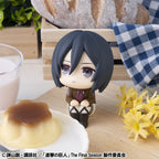 Attack on Titan Look Up PVC Statues Levi Cleaning up Ver. & Mikasa Ackerman (with gift) 11 cm