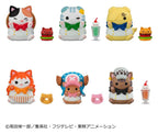 One Piece Mega Cat Project Mini Figures NyanPieceNyan! Diner! 3 cm Blind Box Display (6) Megahouse
