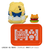 One Piece Mega Cat Project Mini Figures NyanPieceNyan! Diner! 3 cm Blind Box Display (6)