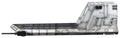Gundam Unicorn Realistic Model Series Diorama 1/144 Scale Nahel Argama Catapult Deck (UC ver.) 138 cm Megahouse