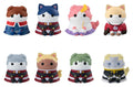 Mobile Suit Gundam SEED Mega Cat Project Mini Figures Nyandam SEED Cats in Disguise Blind Box Display (8) Megahouse