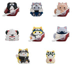 Naruto Shippuden Mega Cat Project Nyaruto! Mini Figures The bond between master and disciple ver. Blind Box Assortment (8) (Repeat) Megahouse