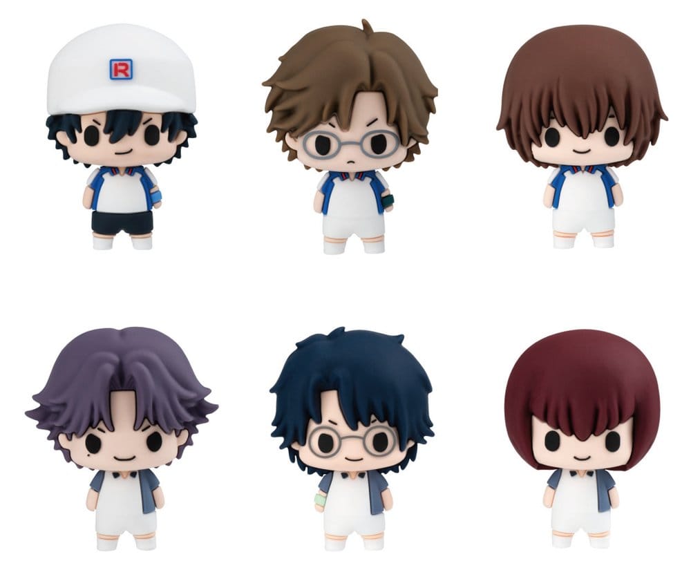 The New Prince of Tennis Chokorin Collection Mini Figures Vol.1 5 cm Blind Box Display (6) Megahouse