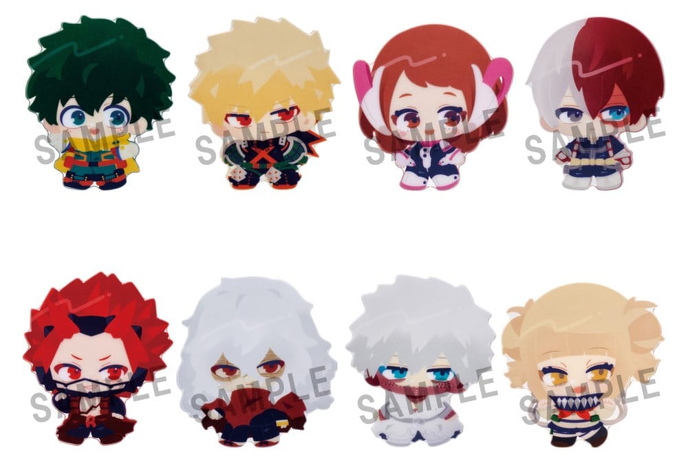 My Hero Academia Karakoro Mini Figures Clear Candy Blind Box Assortment (8) Megahouse