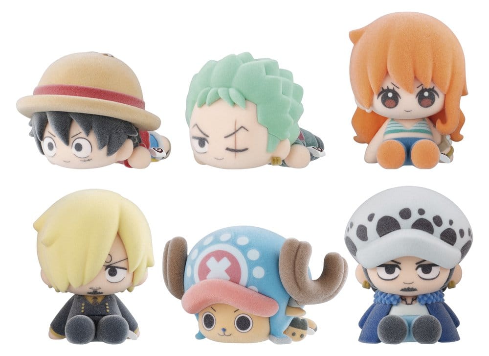 One Piece Nuippo Blind Box Mini Figures 6 cm Display (6) Megahouse
