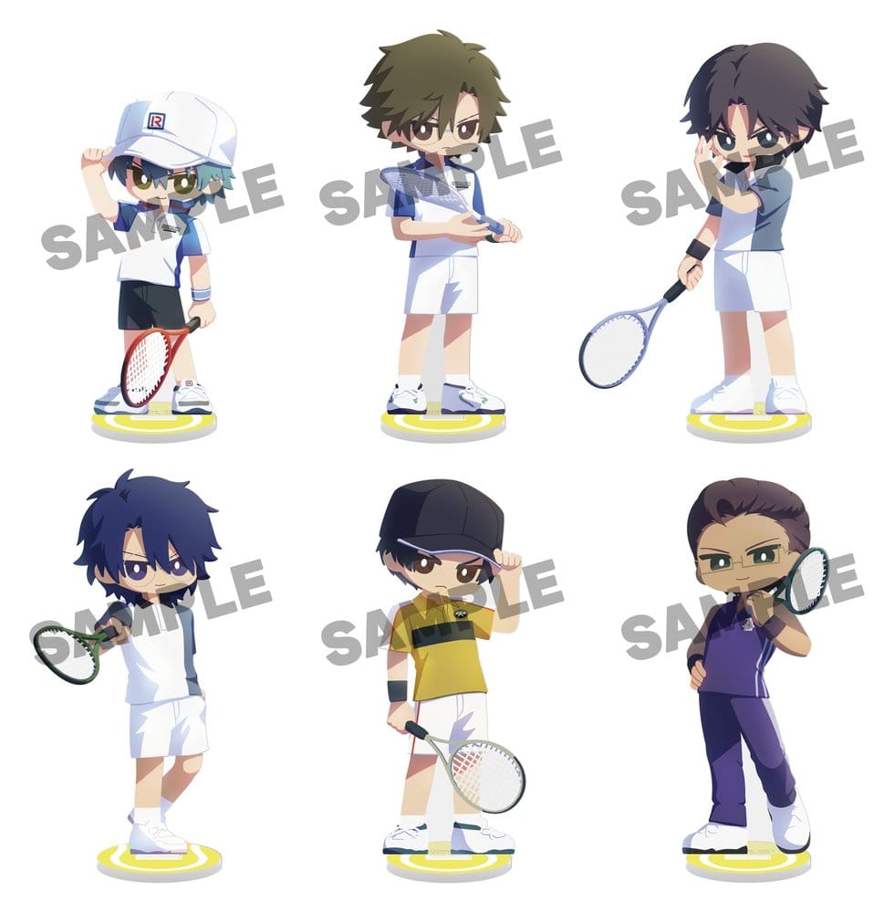 The New Prince of Tennis Irusta Mini Figures Vol.1 8 cm Blind Box Display (6) Megahouse