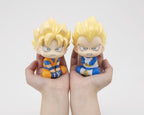 Dragon Ball DAIMA Look Up PVC Figures 2-Pack Super Saiyan Son Goku (mini) & Super Saiyan Vegeta (mini) 11 cm (with gift) Megahouse