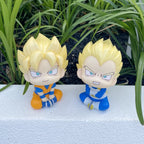 Dragon Ball DAIMA Look Up PVC Figures 2-Pack Super Saiyan Son Goku (mini) & Super Saiyan Vegeta (mini) 11 cm (with gift)