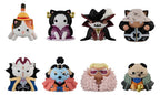 One Piece Mega Cat Project Nyan Piece Nyan! Luffy & the Seven Warlords of the Sea Mini Figures 3 cm Blind Box Display (8) (Repeat) Megahouse