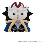 One Piece Mega Cat Project Nyan Piece Nyan! Luffy & the Seven Warlords of the Sea Mini Figures 3 cm Blind Box Display (8) (Repeat)