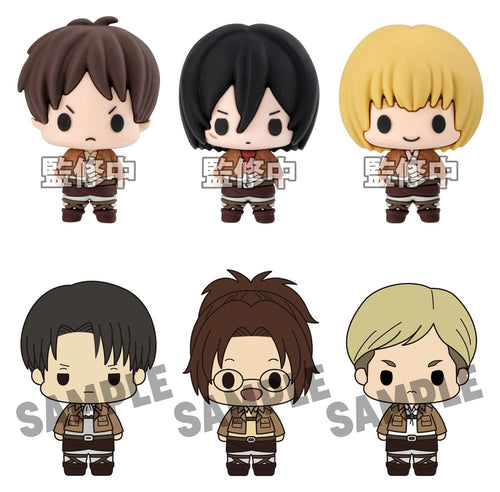 Attack on Titan Chokorin Collection Mini Figures 5 cm Blind Box Display (6) Megahouse