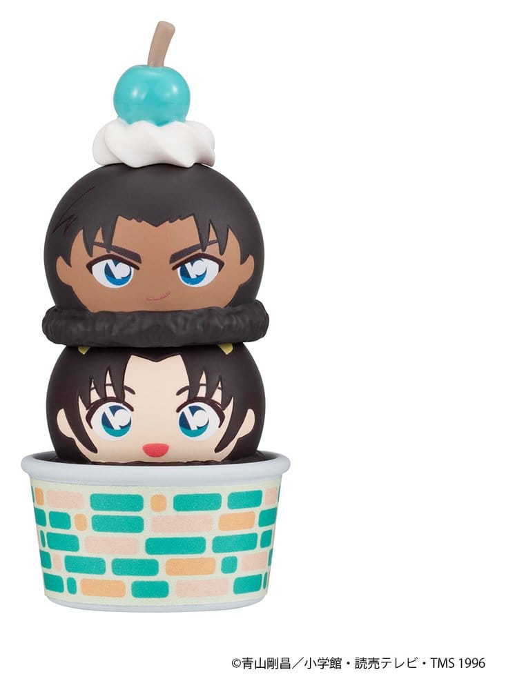 Detective Conan Tsumichen Stack up &amp; Change Mini Figures 6-Pack 8 cm (with gift)