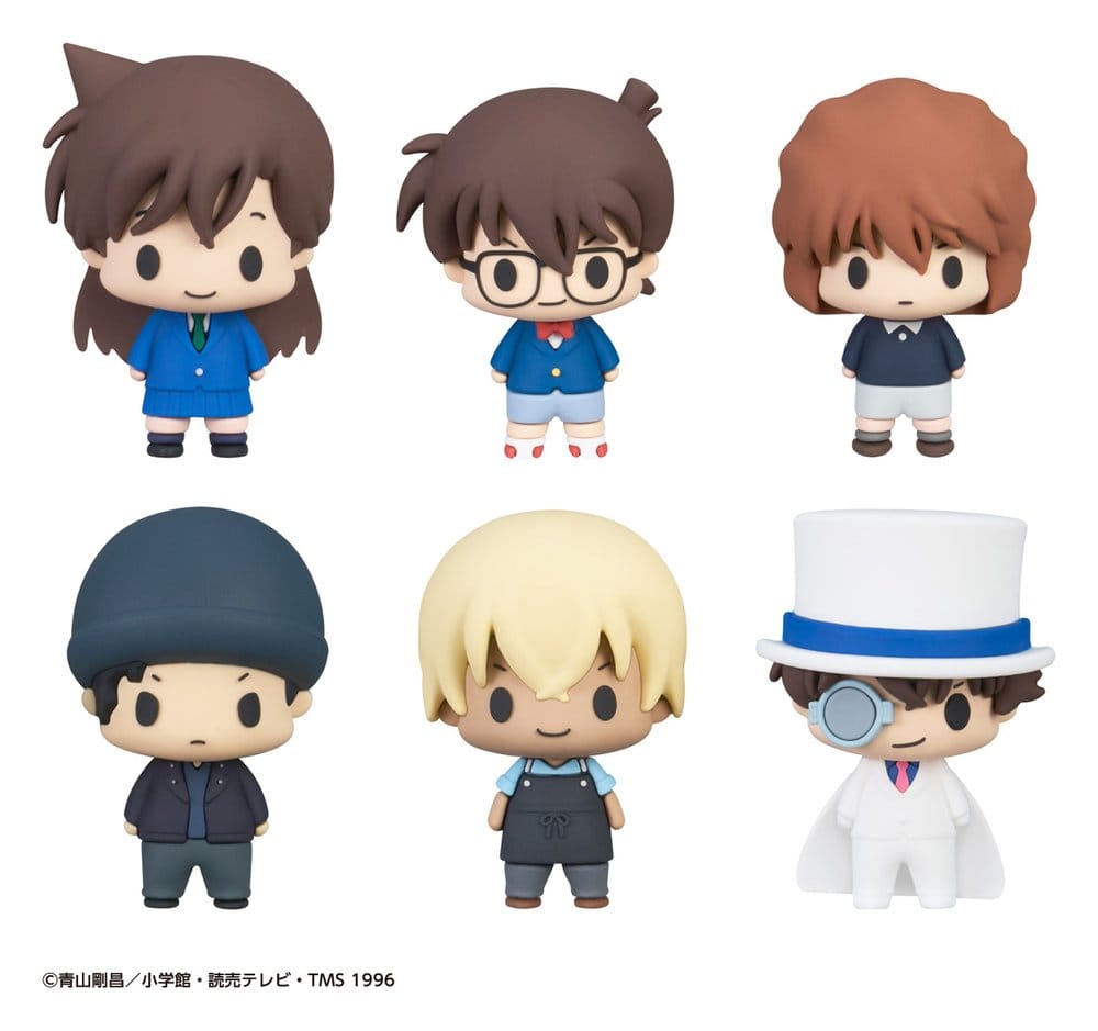 Detective Conan Chokorin Collection Mini Figures 5 cm Blind Box Display (6) Megahouse