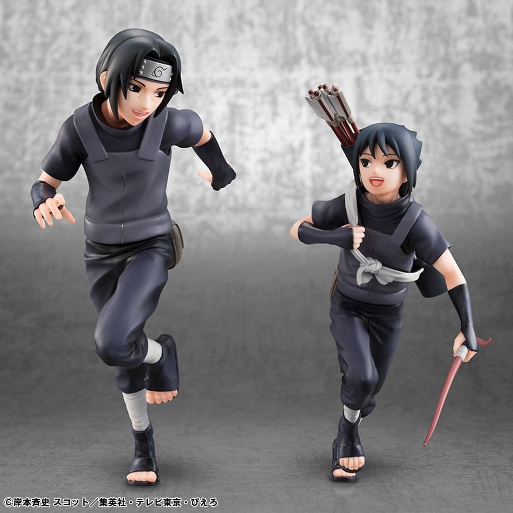 Naruto Shippuden G.E.M. Series PVC Figures 2-Pack Itachi Uchiha & Sasuke (Repeat) Megahouse