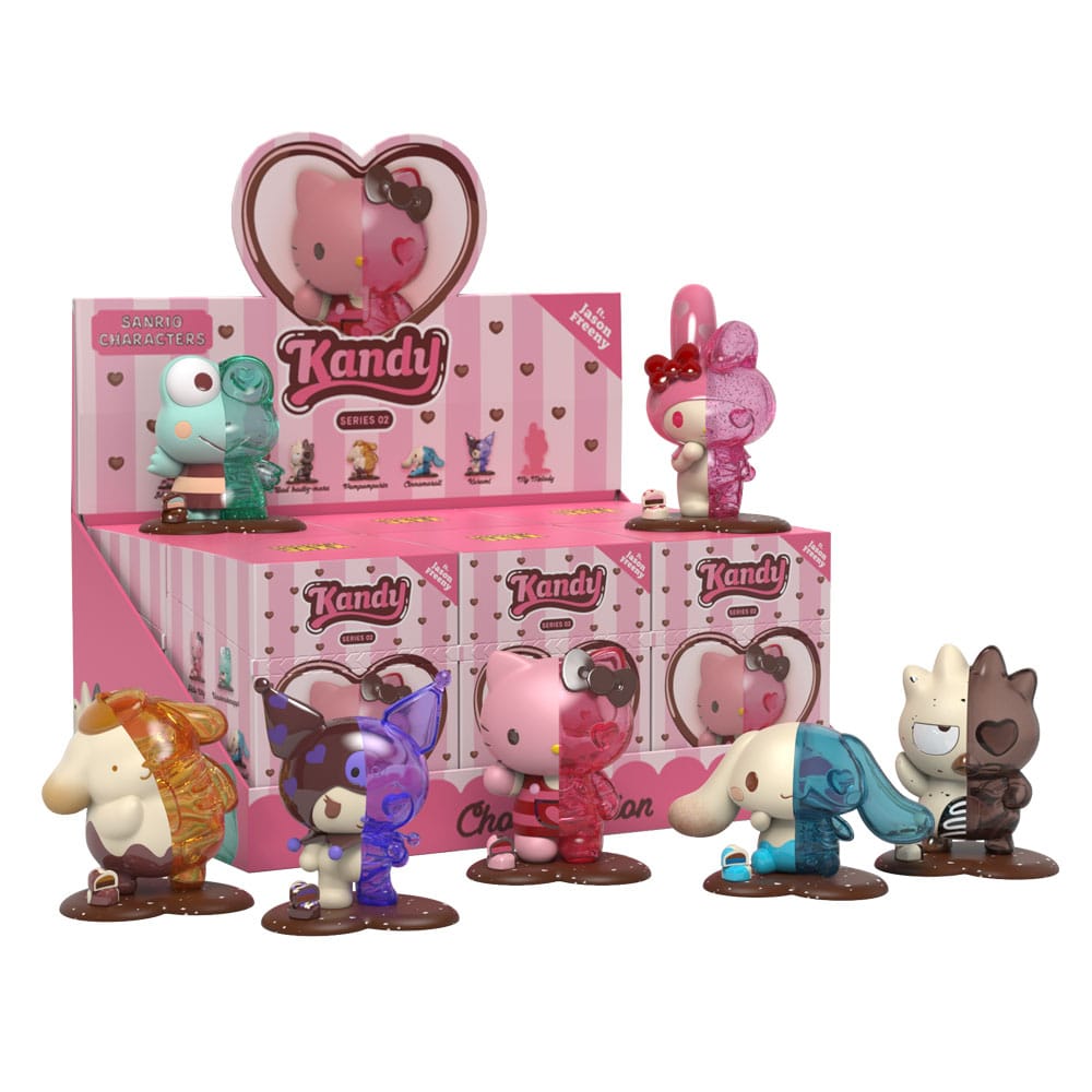 Kandy x Sanrio Blind Box ft. Jason Freeny Collection Series 2 (Choco Ed.) Display (6) Mighty Jaxx