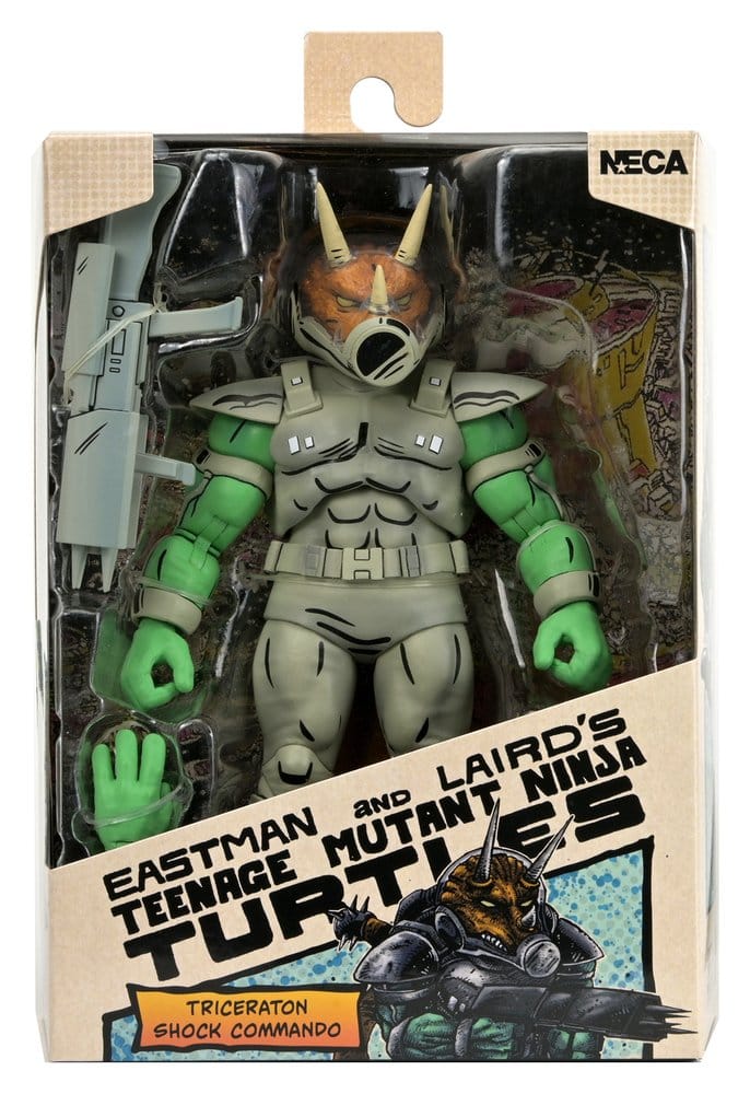 Teenage Mutant Ninja Turtles (Mirage Comics) Action Figure Shock Commando Triceraton 18 cm