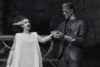 Universal Monsters 2-Pack Action Figure Bride of Frankenstein 90th Anniversary The Monster & His Mate (B&W) 18 cm