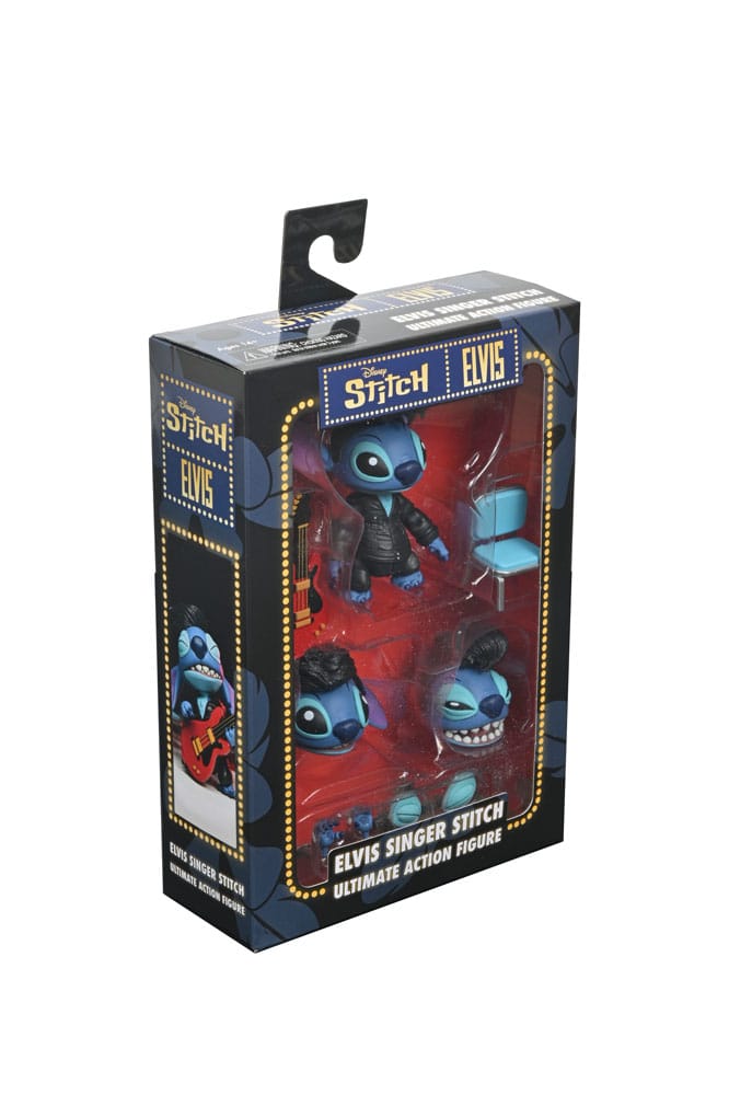 Lilo & Stitch Action Figure Ultimate Singer Elvis Stitch 7 cm