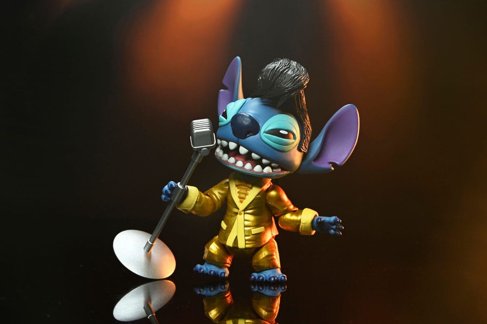 Lilo & Stitch Action Figure Ultimate Gold Suit Elvis Stitch 18 cm