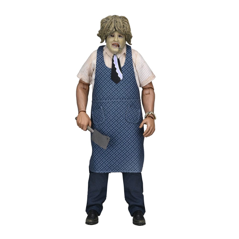 Texas Chainsaw Massacre Clothed Action Figure Leatherface with Old Lady Mask 20 cm NECA