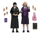 Wednesday Action Figures 2 Pack Wednesday Addams (Nevermore Uniform) and Enid 20 cm