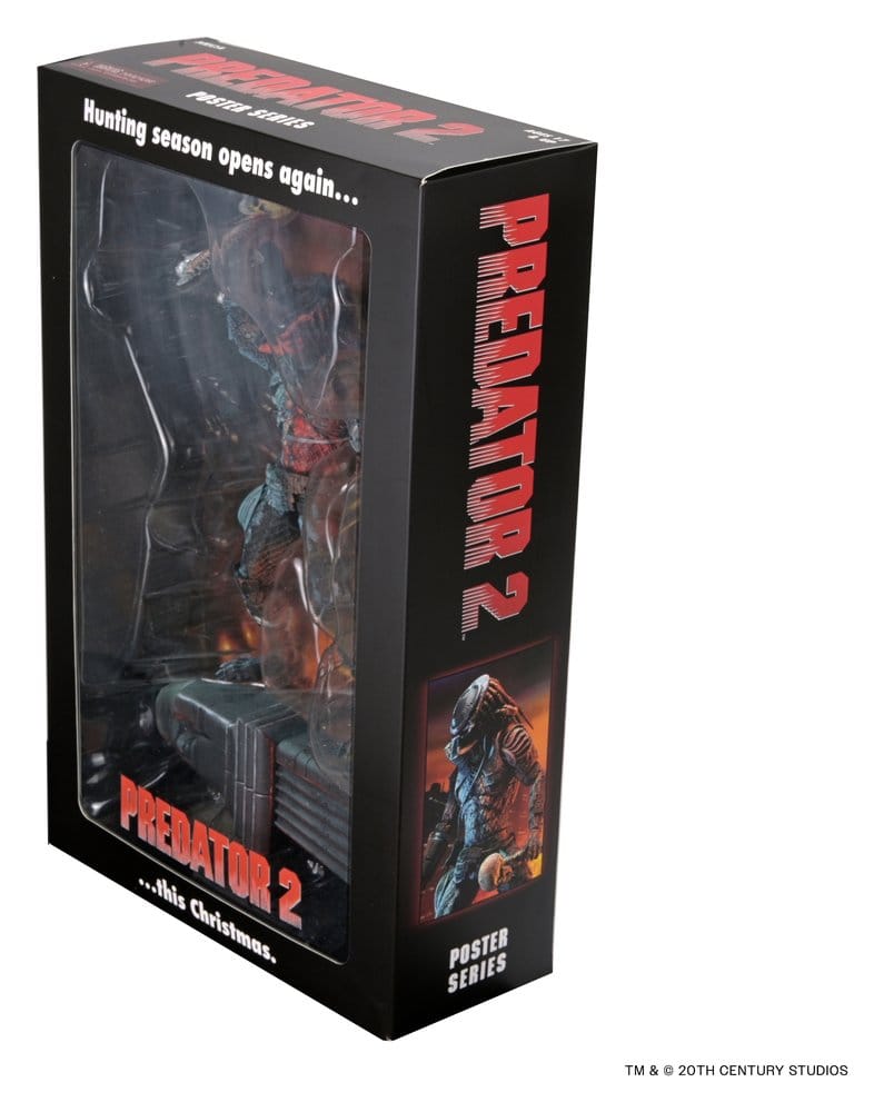 Predator 2 Action Figure City Hunter Poster Series 18 cm