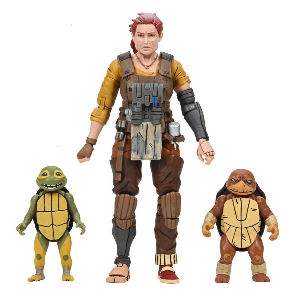 Teenage Mutant Ninja Turtles (The Last Ronin The Lost Years) Action Figure Grammy April with Baby Yi & Moja 18 cm NECA