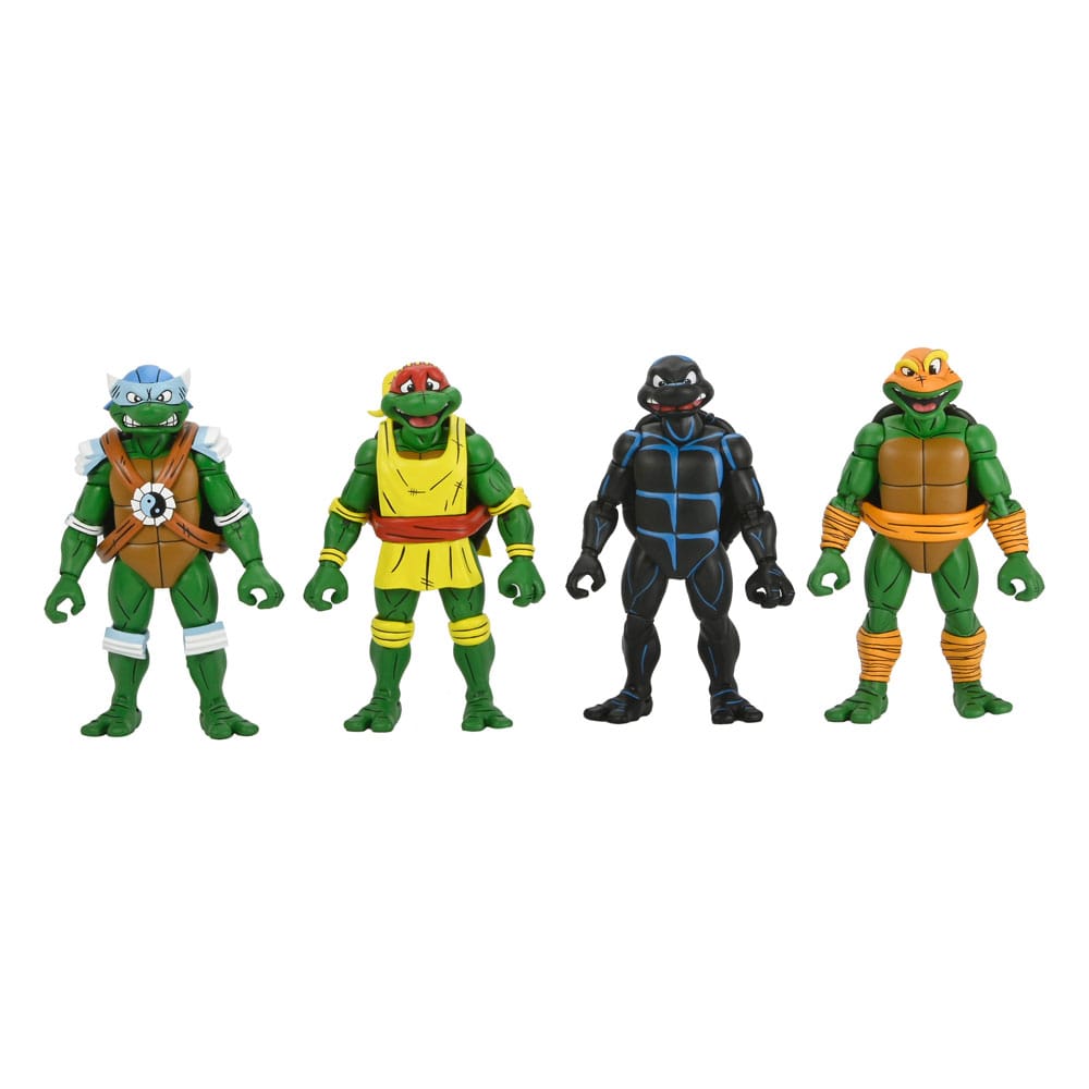 Teenage Mutant Ninja Turtles (Archie Comics) Action Figures 4-Pack Stump Wrestling Turtles 18 cm NECA