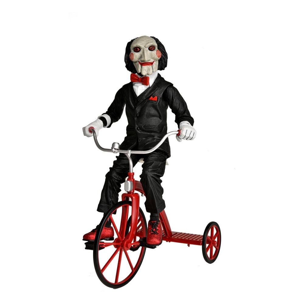 Saw Action Figure with Sound Billy with Tricyle 30 cm NECA