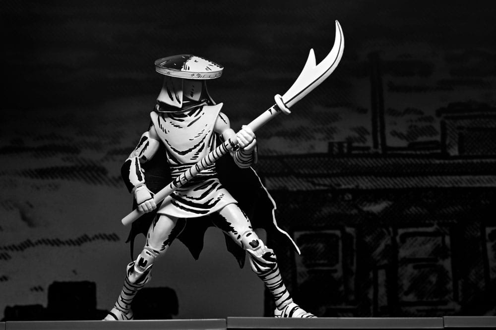Teenage Mutant Ninja Turtles Action Figure Elite Foot Ninja Guard Black & White 18 cm