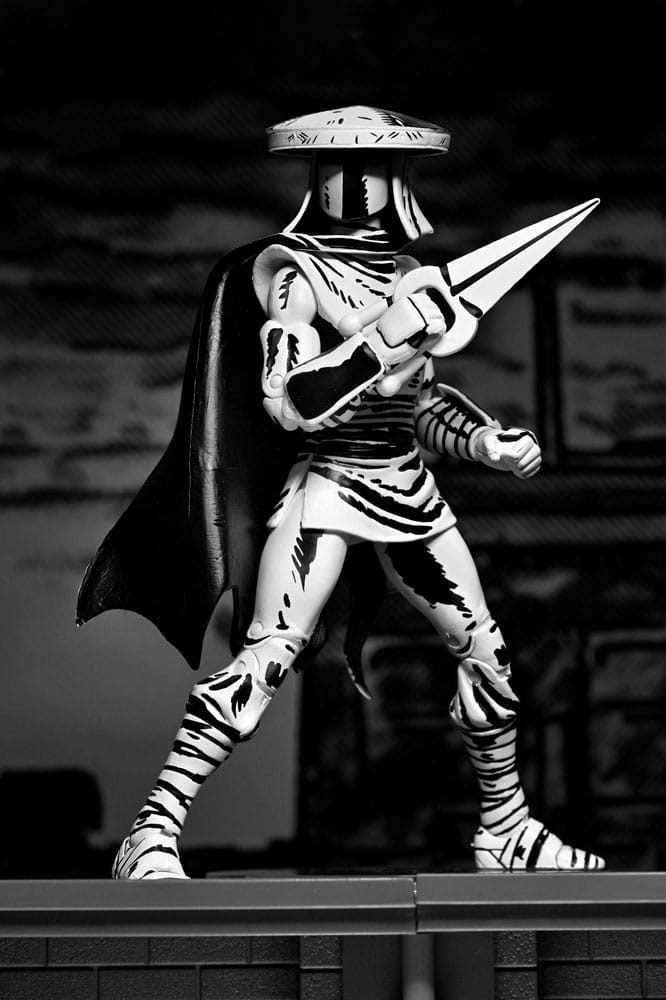 Teenage Mutant Ninja Turtles Action Figure Elite Foot Ninja Guard Black & White 18 cm