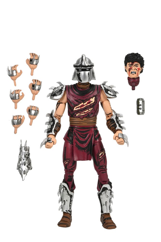 Teenage Mutant Ninja Turtles Action Figure Battle Damaged Shredder 18 cm