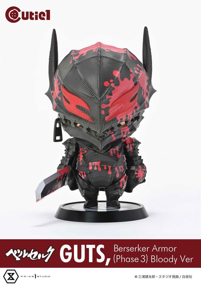 Berserk Cutie1 PVC Figure Guts Berserker Armor (Phase 3) Bloody Ver. 12 cm Prime 1 Studio