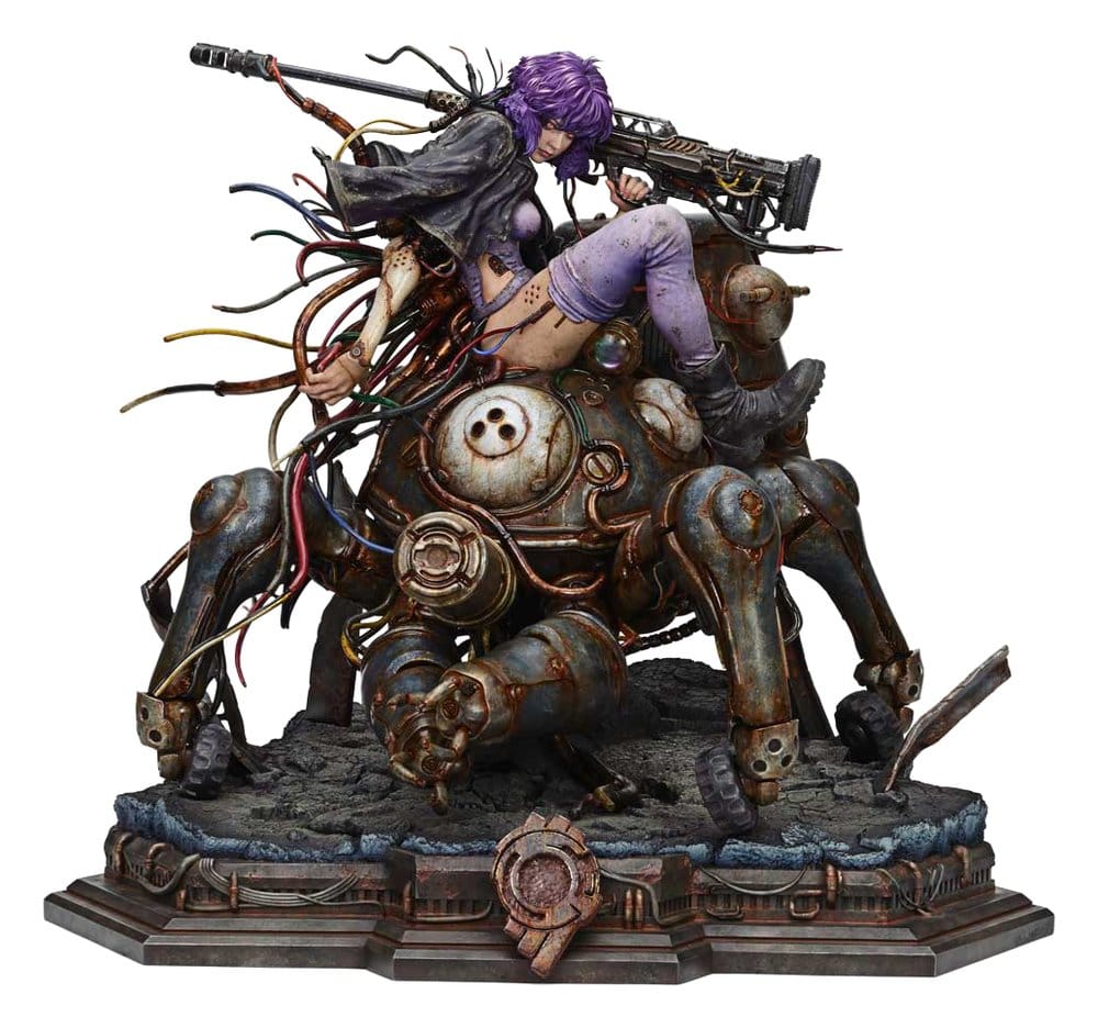 Ghost in the Shell Stand Alone Complex The Legend of Beauty and the Beast Statue 1/4 Motoko Kusanagi & Tachikoma Character color Art by Entei Ryu 53 cm Prime 1 Studio