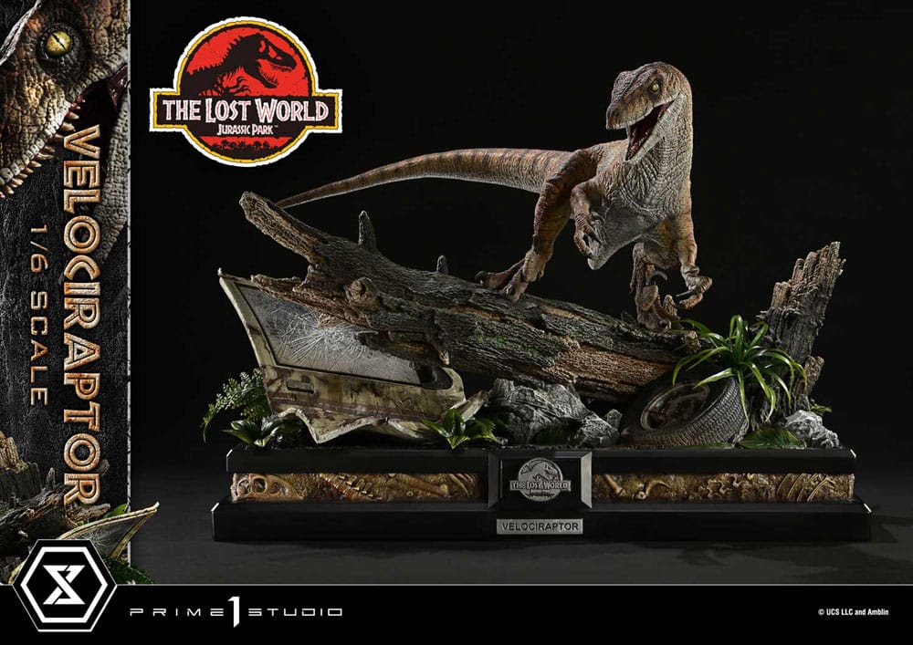 Jurassic Park II Legacy Museum Collection Statue 1/6 Velociraptor Bonus Version 41 cm Prime 1 Studio